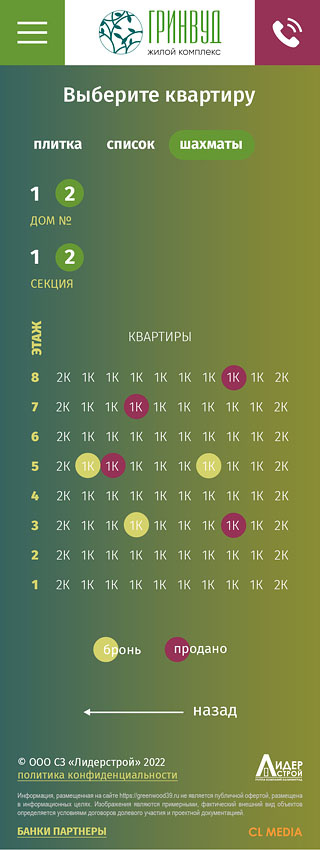 ЖК Гринвуд Шахматный выбор
