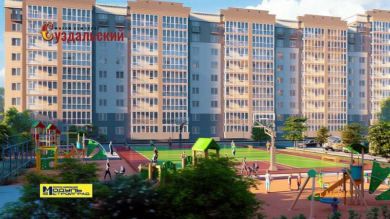 ЖК Суздальский детская и спортивная площадки