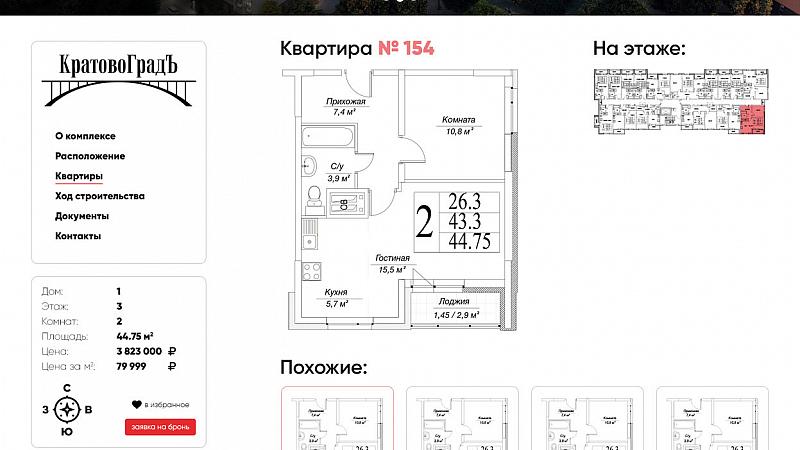 АН Москва и регионы Карточка квартиры
